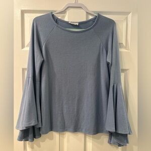 SAGE The Label Long Bell Sleeve Top